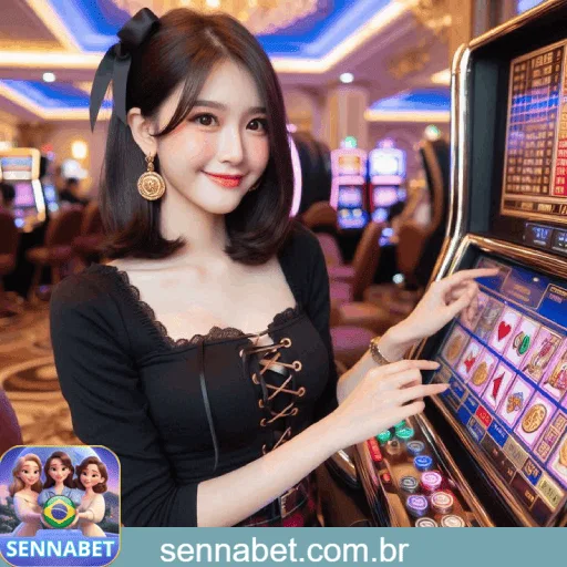 Imagem mostrando o cassino ao vivo da SENNABET com dealers reais conduzindo jogos de mesa